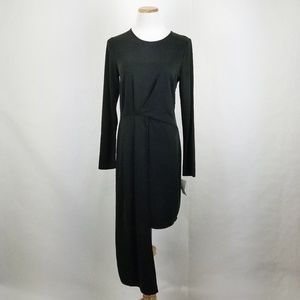 Bar III Pleated Asymmetrical Cocktail Dress